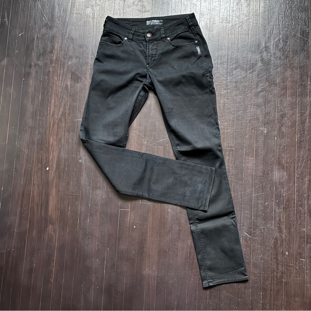 Silver Women's Suki Skinny pants in Black, size 27/33